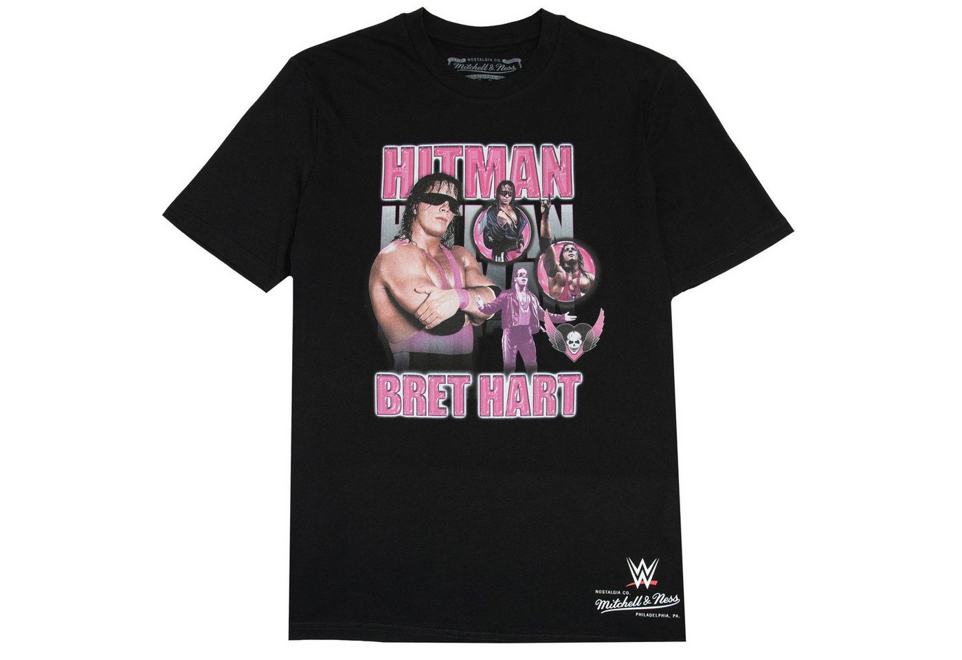 Mitchell & Ness Print-Shirt WWE LEGENDS Bret Hitman Hart von Mitchell & Ness