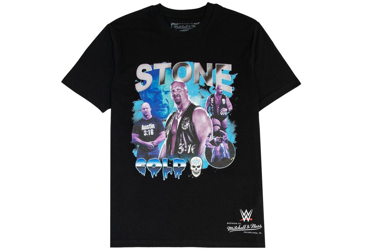 Mitchell & Ness Print-Shirt WWE LEGENDS Cold Steve Austin von Mitchell & Ness