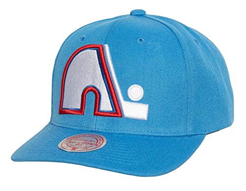 Mitchell & Ness Quebec Nordiques NHL Team Ground 2.0 Pro Snapback Curved Cap Basecap von Mitchell & Ness