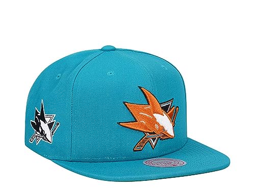 Mitchell & Ness San Jose Sharks Alternate Flip Vintage Snapback Cap von Mitchell & Ness