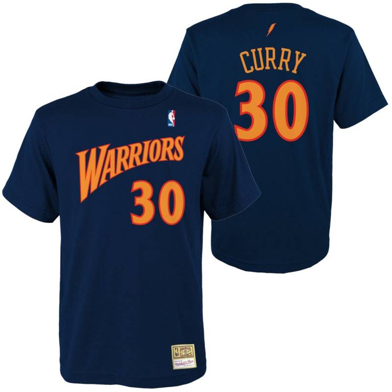 Mitchell & Ness Shirt - Golden State Warriors Stephen Curry von Mitchell & Ness