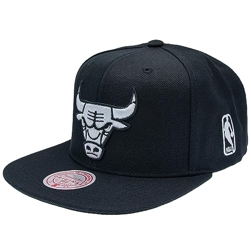 Mitchell & Ness Snapback Black & White - Chicago Bulls, One Size von Mitchell & Ness