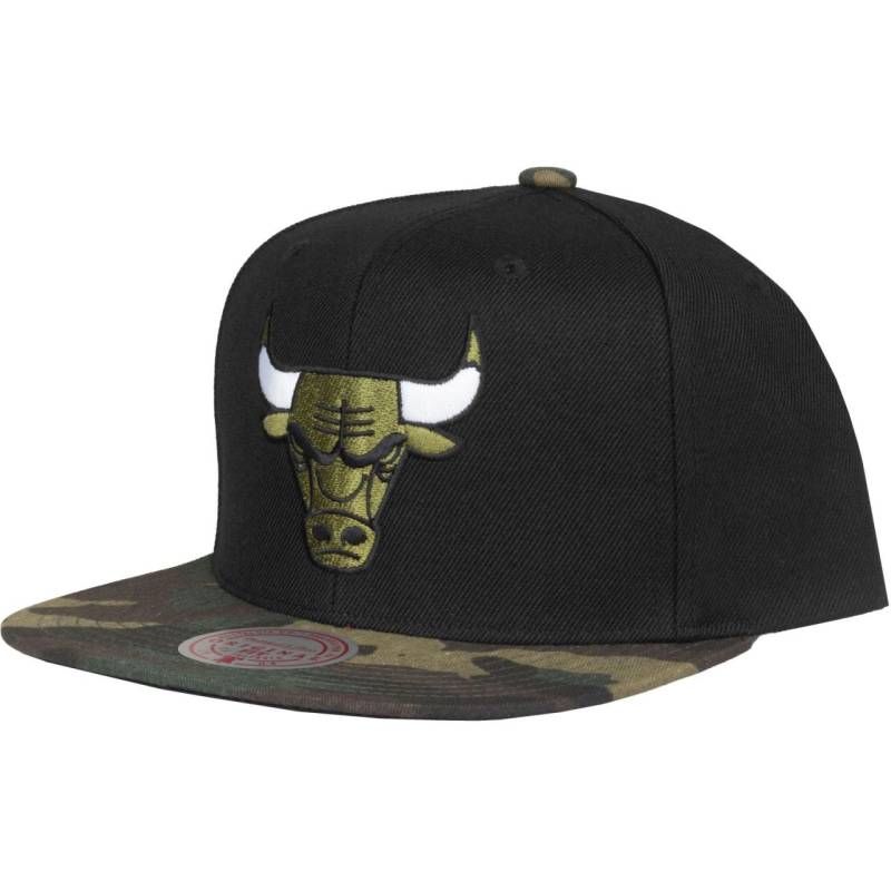 Mitchell & Ness Snapback Cap - CAMO Chicago Bulls schwarz von Mitchell & Ness