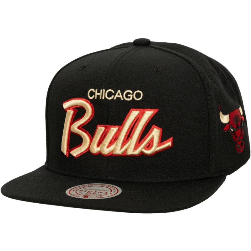 Mitchell & Ness Snapback Cap - CREAM SCRIPT Chicago Bulls von Mitchell & Ness