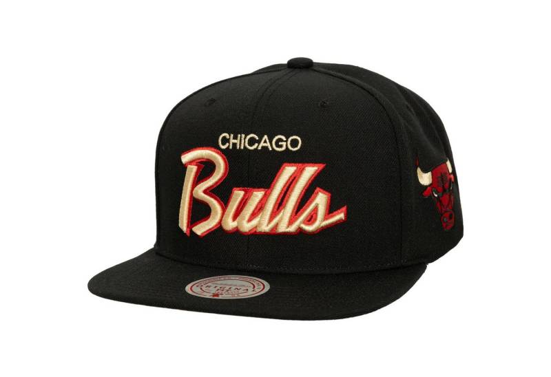Mitchell & Ness Snapback Cap CREAM SCRIPT Chicago Bulls von Mitchell & Ness