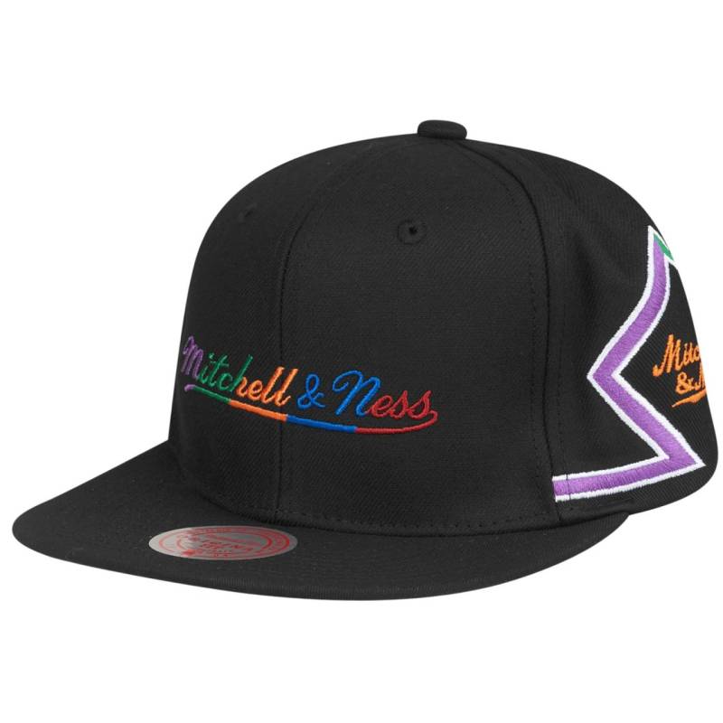 Mitchell & Ness Snapback Cap - DIAMOND SCRIPT schwarz multi von Mitchell & Ness