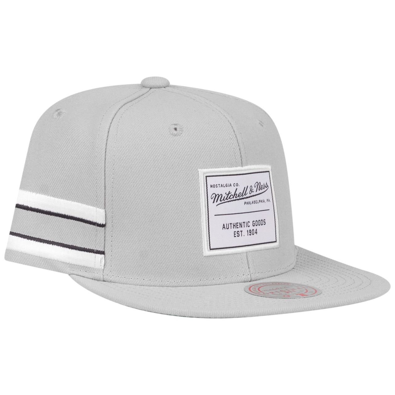 Mitchell & Ness Snapback Cap - GAMEDAY PATCH grau von Mitchell & Ness