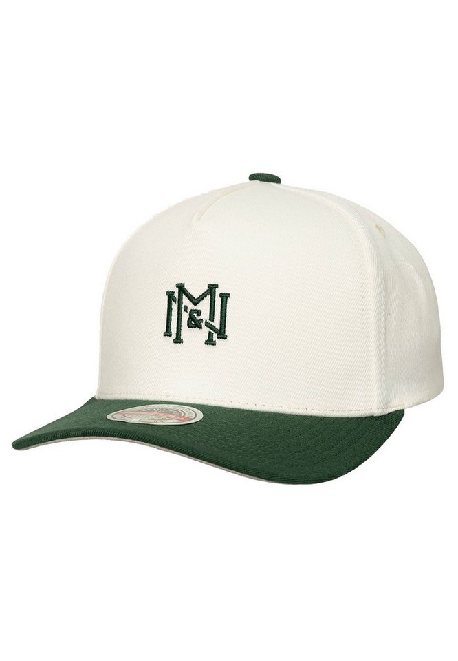 Mitchell & Ness Snapback Cap Mitchell & Ness Branded 2T Icon Cap ICON LOGO Cream Beige Grün von Mitchell & Ness