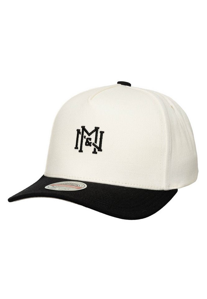 Mitchell & Ness Snapback Cap Mitchell & Ness Branded 2T Icon Cap ICON LOGO Cream Beige Schwarz von Mitchell & Ness