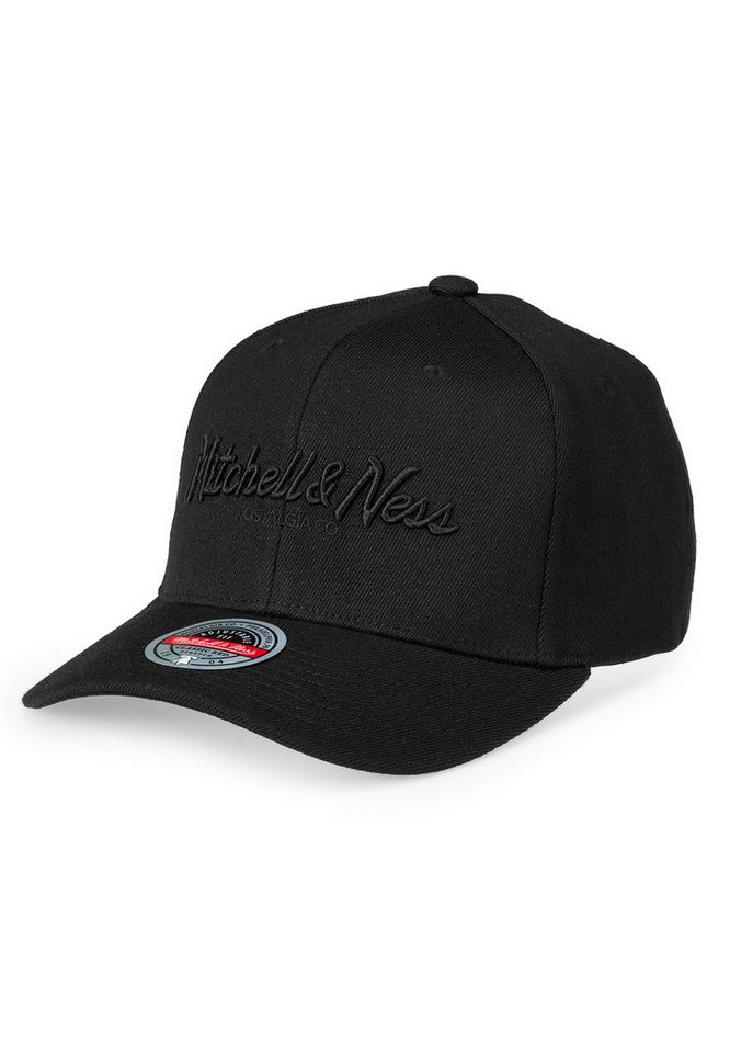 Mitchell & Ness Snapback Cap Mitchell & Ness Logo Classic Red Pinscript Snapback Cap BRANDED Black von Mitchell & Ness