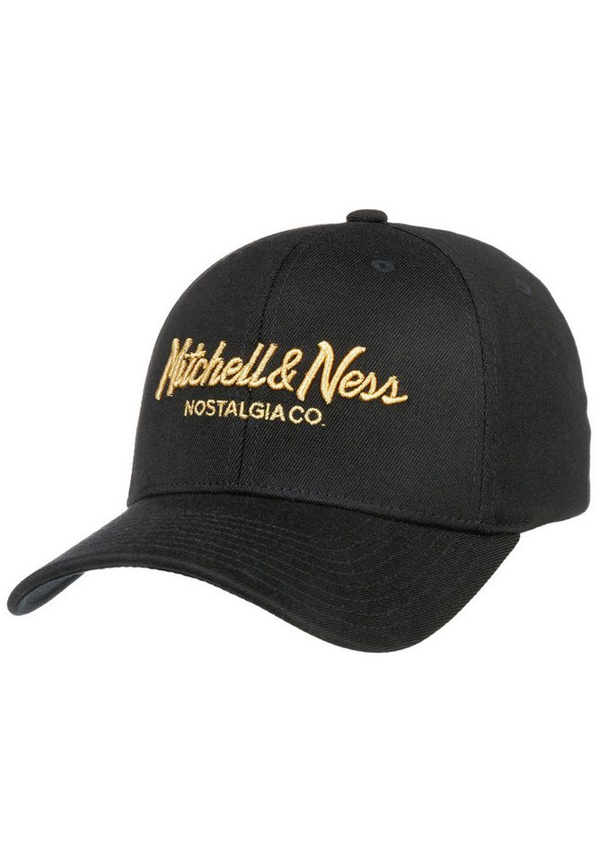Mitchell & Ness Snapback Cap Mitchell & Ness Logo Classic Red Snapback Cap BRANDED PINSCRIPT Black von Mitchell & Ness