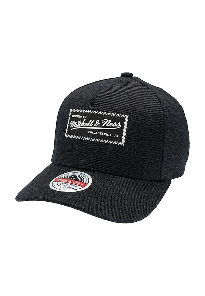 Mitchell & Ness Snapback Cap Mitchell & Ness Logo Classic Red Snapback Cap BRANDED Schwarz von Mitchell & Ness