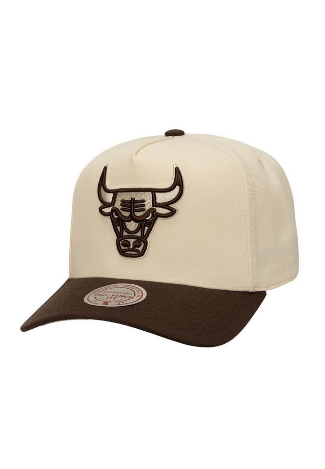 Mitchell & Ness Snapback Cap Mitchell & Ness NBA Fashion Basic Cap CHICAGO BULLS Cream Beige Braun Mitchell & Ness Snapback Cap Mitchell & Ness NBA Fashion Basic Cap CHICAGO BULLS Cream Beige Braun von Mitchell & Ness