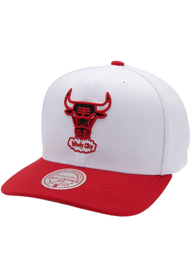 Mitchell & Ness Snapback Cap Mitchell & Ness NBA Team 2 Tone Snapback Cap CHICAGO BULLS White Weiß von Mitchell & Ness