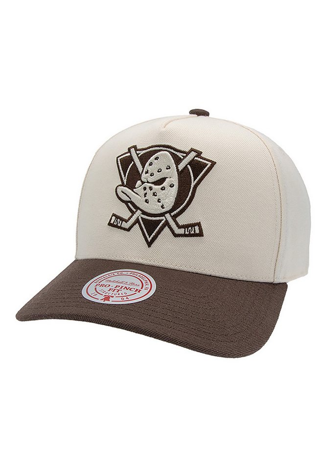 Mitchell & Ness Snapback Cap Mitchell & Ness NHL Fashion Basic Cap ANAHEIM DUCKS Cream Beige Braun von Mitchell & Ness