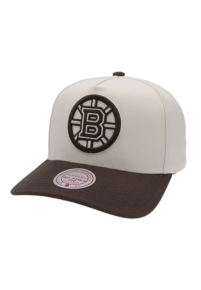 Mitchell & Ness Snapback Cap Mitchell & Ness NHL Fashion Basic Cap BOSTON BRUINS Cream Beige Braun von Mitchell & Ness