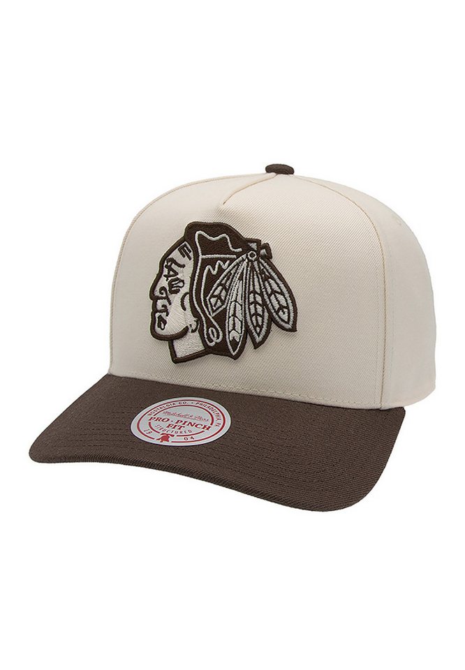 Mitchell & Ness Snapback Cap Mitchell & Ness NHL Fashion Basic Cap CHICAGO BLACKHAWKS Cream Beige von Mitchell & Ness