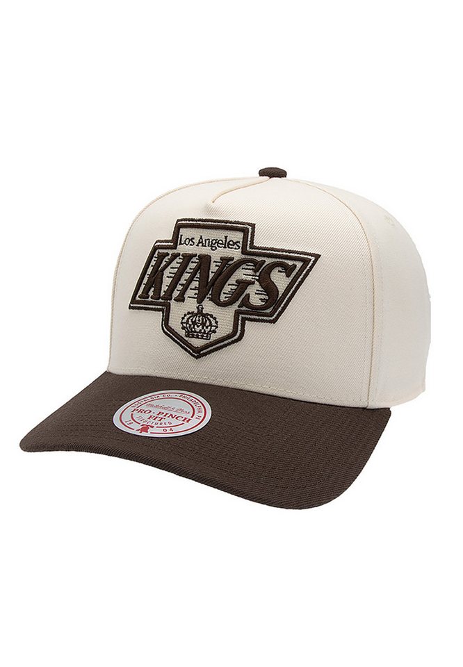 Mitchell & Ness Snapback Cap Mitchell & Ness NHL Fashion Basic Cap LA KINGS Cream Beige Braun Mitchell & Ness Snapback Cap Mitchell & Ness NHL Fashion Basic Cap LA KINGS Cream Beige Braun von Mitchell & Ness