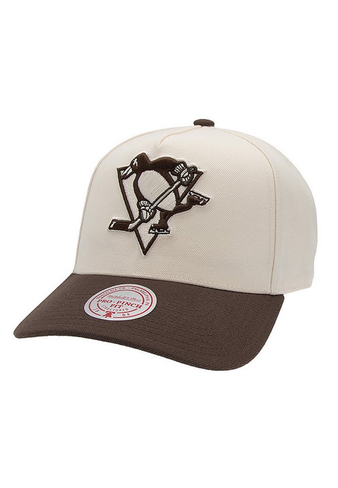 Mitchell & Ness Snapback Cap Mitchell & Ness NHL Fashion Basic Cap PITTSBURGH PENGUINS Cream Beige von Mitchell & Ness