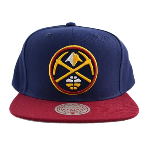 Mitchell & Ness Snapback Cap NBA Team 2 Tone 2.0 Denver Nuggets Navy/red von Mitchell & Ness