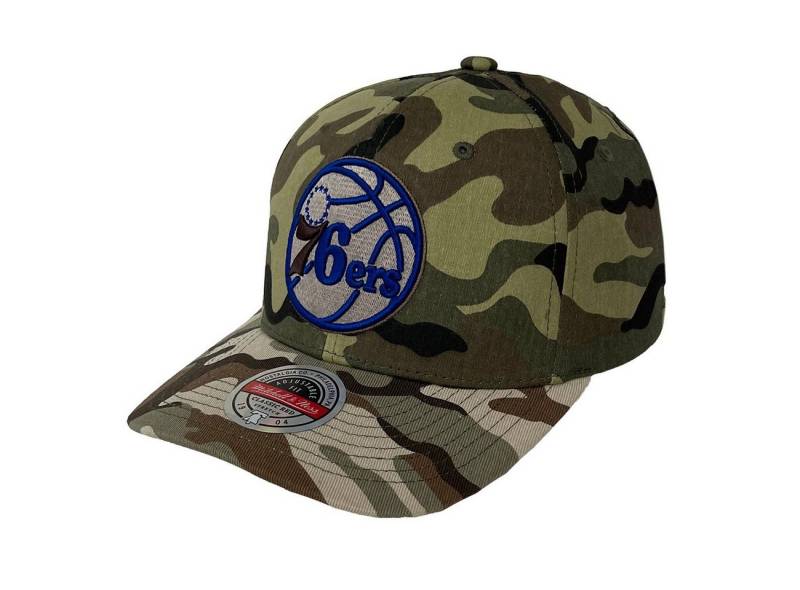 Mitchell & Ness Snapback Cap NBA Woodland Desert Red Line Philadelphia 76ers von Mitchell & Ness
