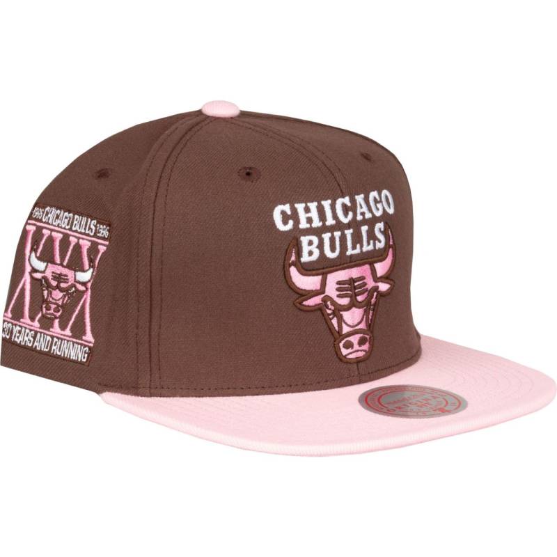 Mitchell & Ness Snapback Cap NEOPOLITAN Chicago Bulls braun von Mitchell & Ness