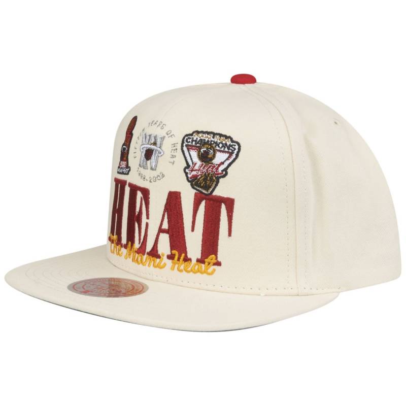 Mitchell & Ness Snapback Cap - RETRO FRAME Miami Heat von Mitchell & Ness