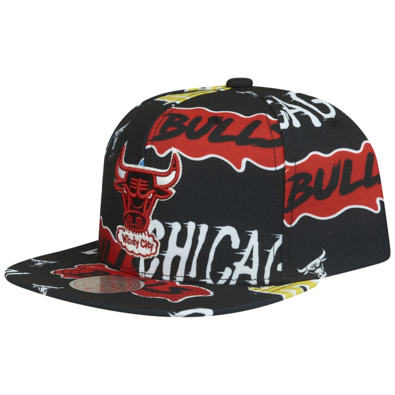 Mitchell & Ness Snapback Cap - STICKER PACK Chicago Bulls von Mitchell & Ness