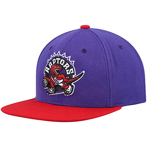 Mitchell & Ness Snapback Cap Team 2 Tone 2.0 NBA Toronto Raptors Purple/red von Mitchell & Ness