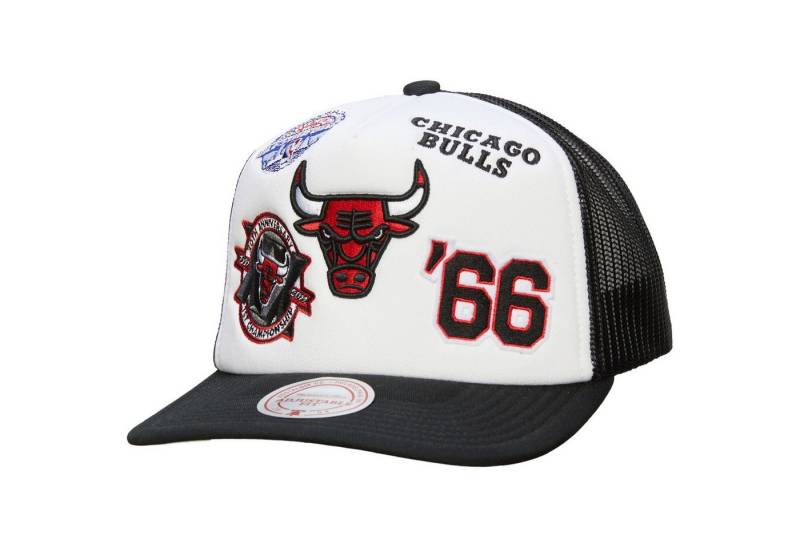 Mitchell & Ness Snapback Cap Trucker GRIDLOCK Chicago Bulls von Mitchell & Ness