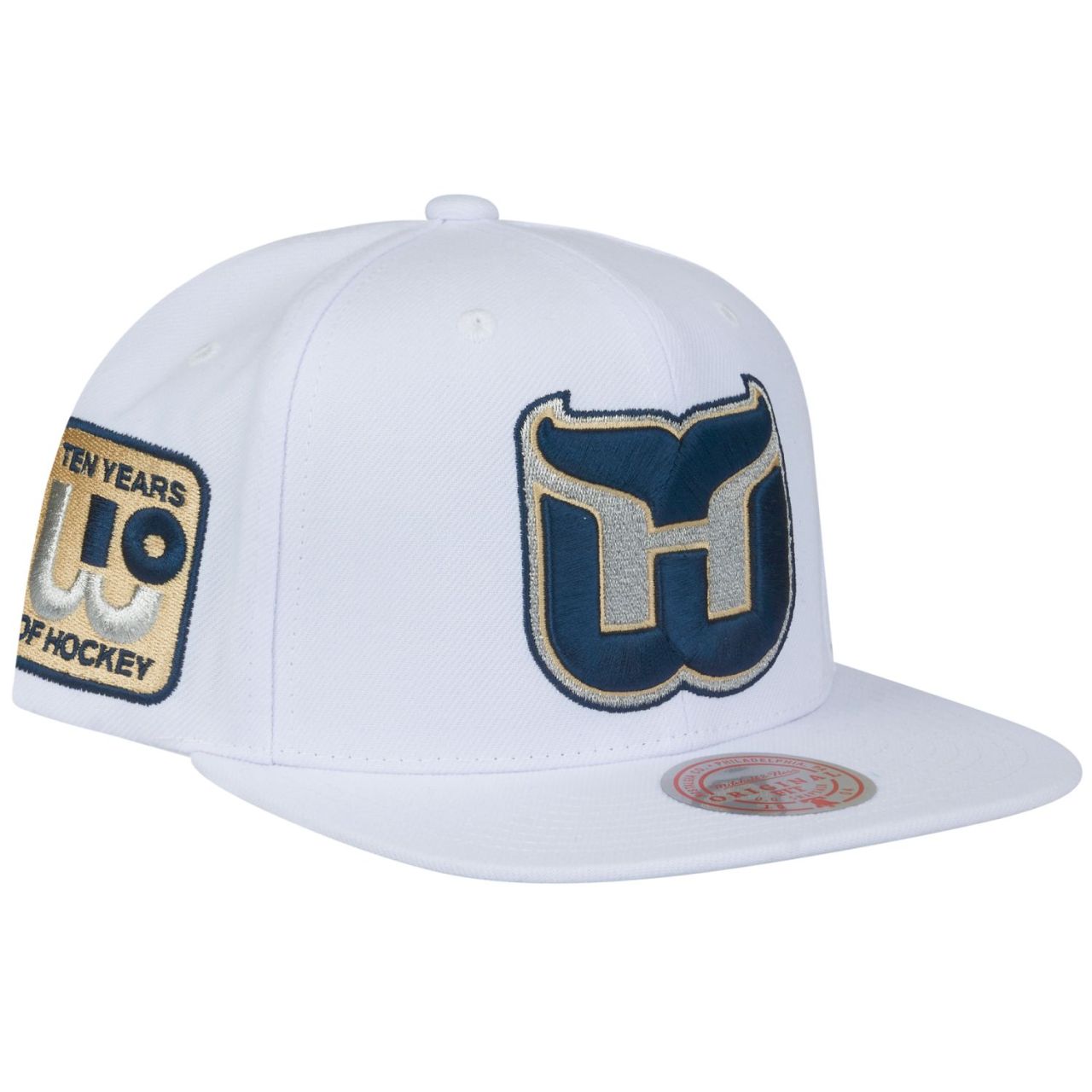 Mitchell & Ness Snapback Cap WINTER WHITE Hartford Whalers von Mitchell & Ness