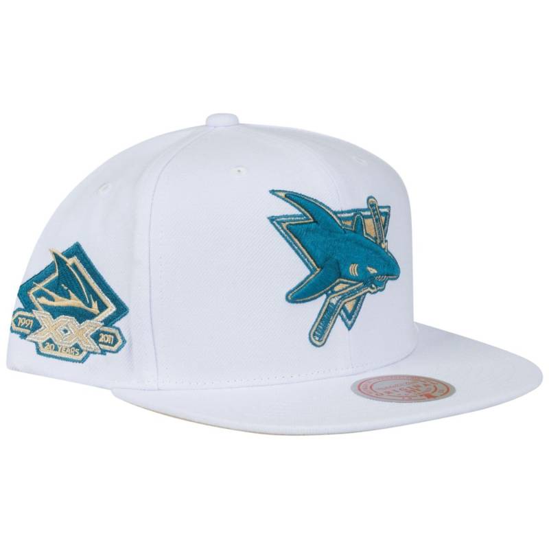 Mitchell & Ness Snapback Cap WINTER WHITE San Jose Sharks von Mitchell & Ness