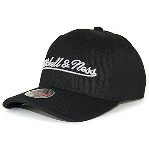 Mitchell & Ness Snapback Classic Red Script Logo OB, Black/White von Mitchell & Ness