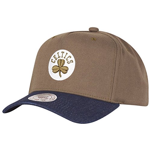 Mitchell & Ness Snapback Denim Boston Celtics olive/navy von Mitchell & Ness