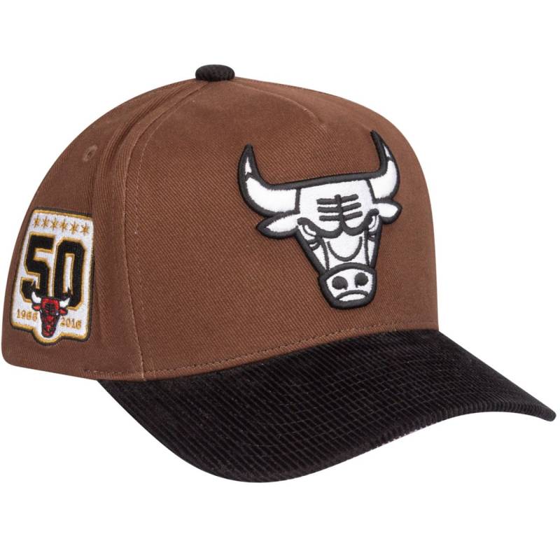 Mitchell & Ness Snapback Stretch Cap BLK PINK Chicago Bulls von Mitchell & Ness