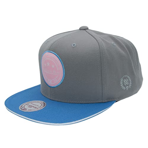 Mitchell & Ness Snapback The Flamingo Visor Sticker - Branded, Grey von Mitchell & Ness