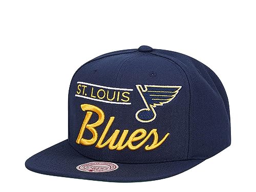 Mitchell & Ness St. Louis Blues Lock Up Vintage Snapback Cap von Mitchell & Ness