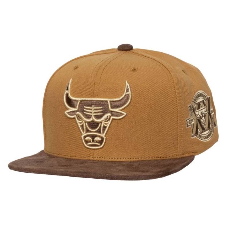 Mitchell & Ness Strapback Cap - COFFEE Chicago Bulls von Mitchell & Ness