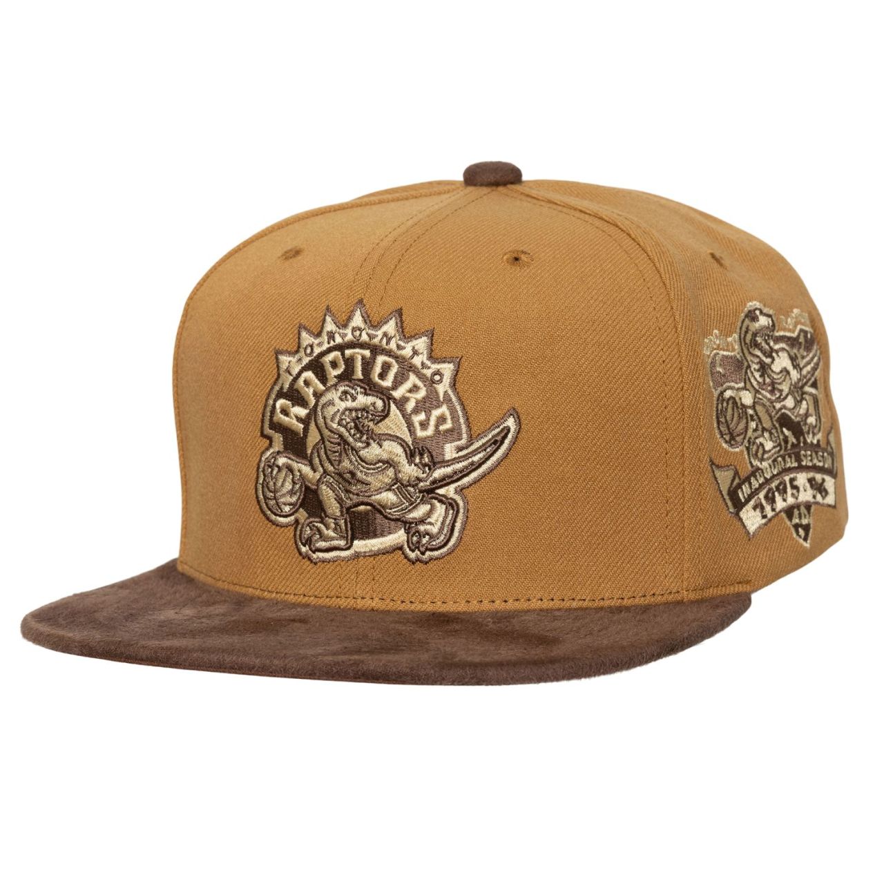 Mitchell & Ness Strapback Cap - COFFEE Toronto Raptors von Mitchell & Ness