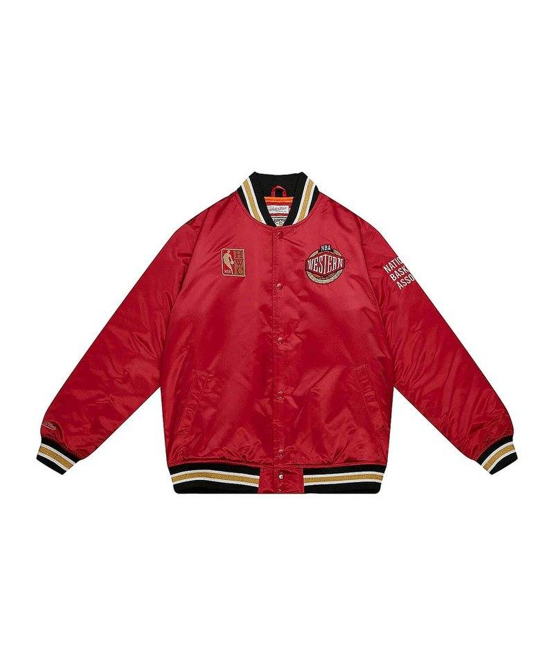 Mitchell & Ness Sweatjacke Mitchell and Ness NBA All Star Satin Jacke Polyester von Mitchell & Ness
