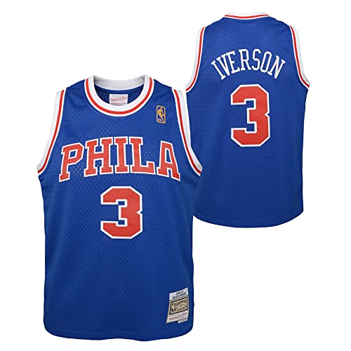 Mitchell & Ness Swingman Kinder Jersey Philadelphia 76ers 1996 Iverson - US8 von Mitchell & Ness