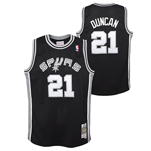 Mitchell & Ness Swingman Kinder Jersey San Antonio Spurs Tim Duncan US8 von Mitchell & Ness