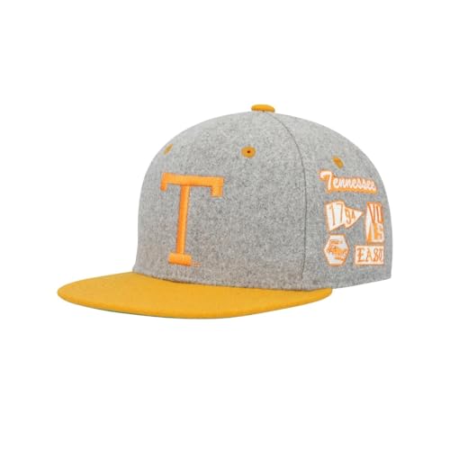 Mitchell & Ness Tennessee Volunteers Melton Patch Snapback Hat Cap – Grau/Orange, Grau/Orange, Einheitsgröße Mitchell & Ness Tennessee Volunteers Melton Patch Snapback Hat Cap – Grau/Orange, Grau/Orange, Einheitsgröße von Mitchell & Ness