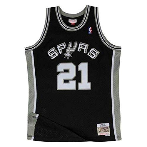 Mitchell & Ness Tim Duncan #21 San Antonio Spurs 1998-99 Swingman NBA Trikot Schwarz, M von Mitchell & Ness