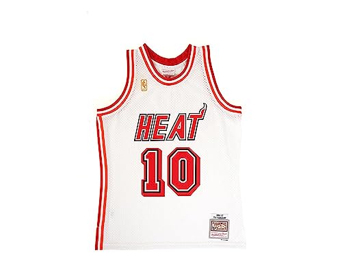 Mitchell & Ness Tim Hardaway #10 Miami Heat 1996-97 Swingman NBA Trikot Weiß von Mitchell & Ness