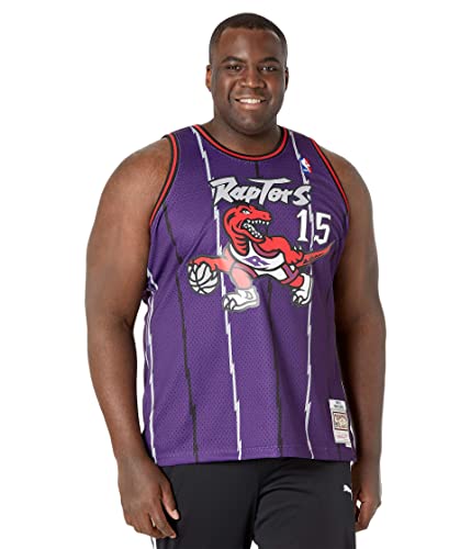 Mitchell & Ness NBA Swingman Trikot - Toronto Raptors 1998-99, Vince Carter #15, Lila, XXL von Mitchell & Ness