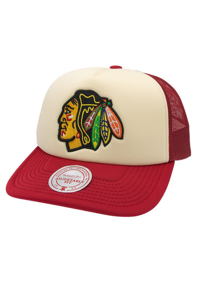 Mitchell & Ness Trucker Cap Mitchell & Ness NHL Vintage Block Trucker Cap CHICAGO BLACKHAWKS von Mitchell & Ness