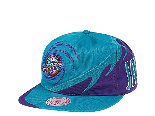 Mitchell & Ness Utah Jazz NBA Spiral Deadstock Hardwood Classic Snapback Cap von Mitchell & Ness