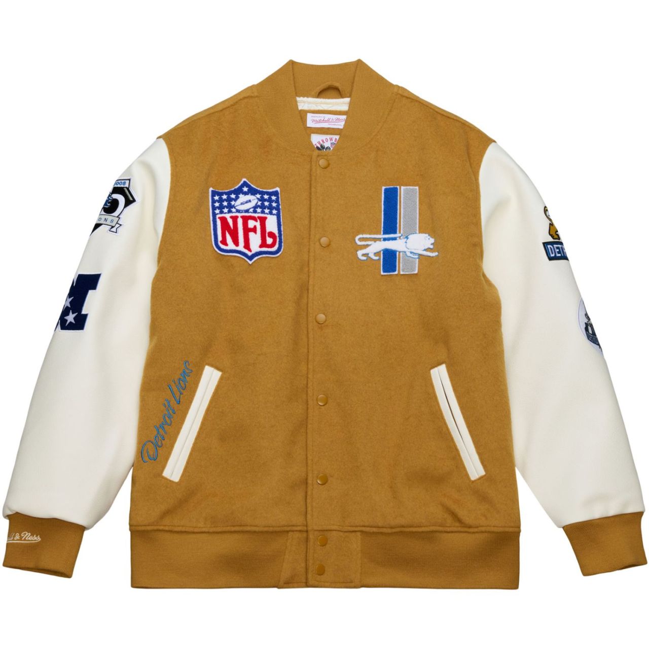 Mitchell & Ness Varsity Jacke - DUSTED Detroit Lions Mitchell & Ness Varsity Jacke - DUSTED Detroit Lions von Mitchell & Ness