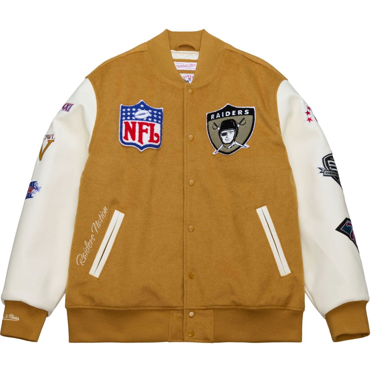 Mitchell & Ness Varsity Jacke DUSTED Oakland Raiders Mitchell & Ness Varsity Jacke DUSTED Oakland Raiders von Mitchell & Ness